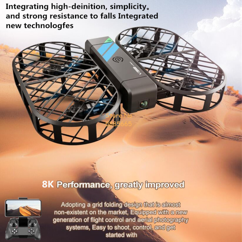 Drone Remote Controller Lanyard - 8K HD 카메라 360 ° 보호