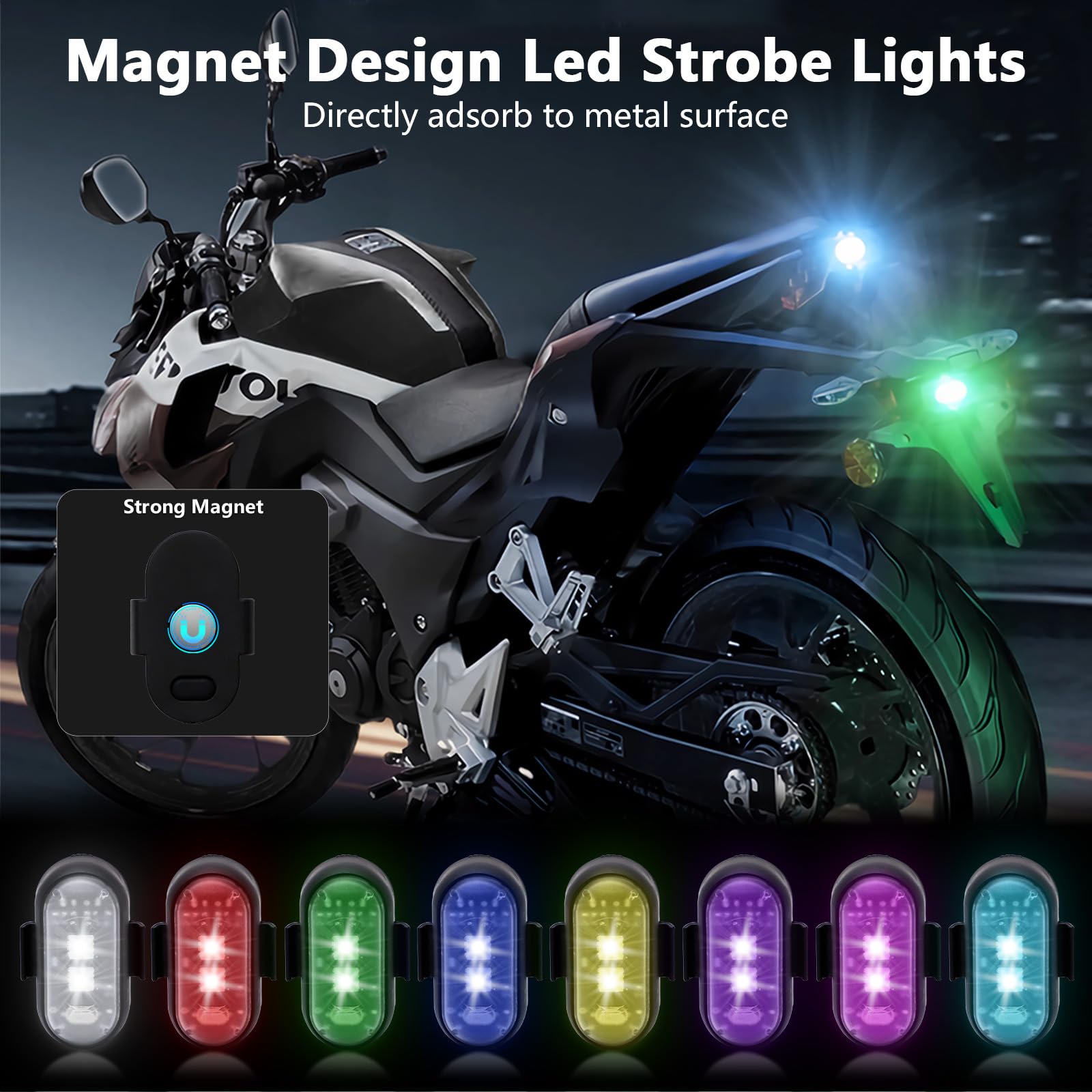 4개 LED 스트로브 라이트, 리모컨 포함, 8가지 색 - Drone Strobe Light 리뷰 및 가격